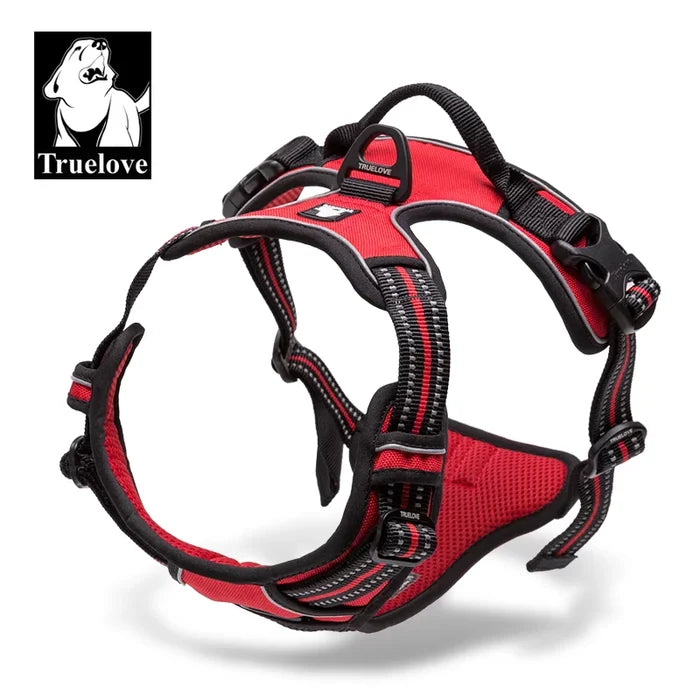 True Love Adjustable Dog Harness TLH5651 - Red - Dog.Dog.Cat.