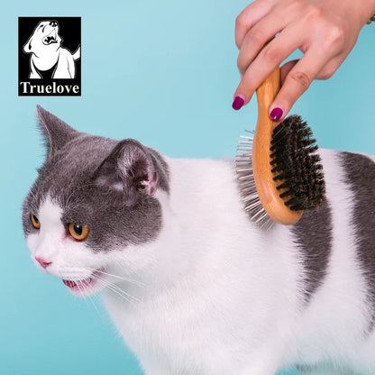 Truelove Dual Sided Pet Hair Brush TLK-23131 - Dog.Dog.Cat.