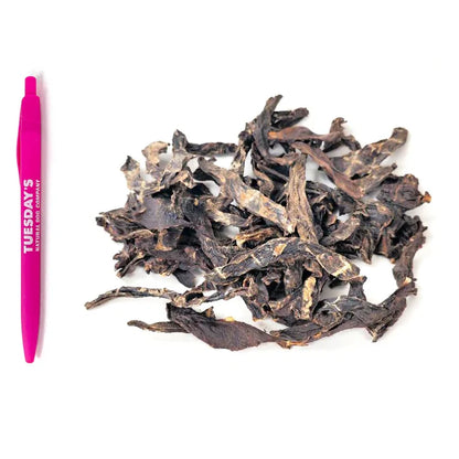 Tuesday's Natural Dog Company Ostrich Hearts - Single-Ingredient Dog Treat - 4 oz - Dog.Dog.Cat.
