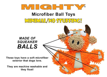 Tuffy Dog Toys - VIP Products - Mighty Microfiber Ball Med Elf, Christmas Dog Toy - Dog.Dog.Cat.