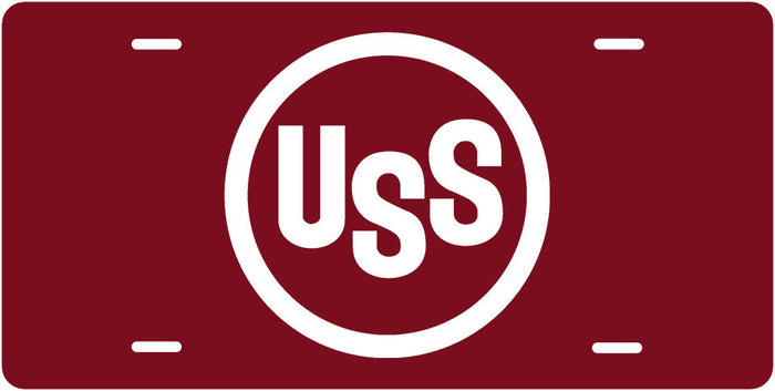 United States Steel License Plate