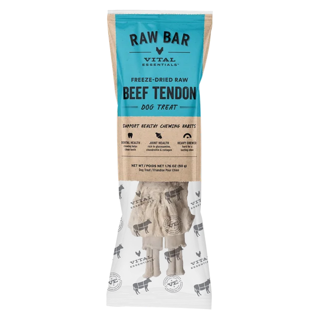 Vital Essentials RAW BAR Freeze-Dried Beef Tendon Dog Chew – 1.76 oz