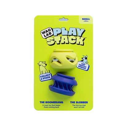 WAGLAB The 2-Pack — Modular Treat Dispensing Dog Toy Set