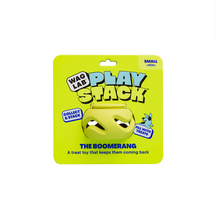 WAGLAB The Boomerang — Modular Treat Dispensing Dog Toy