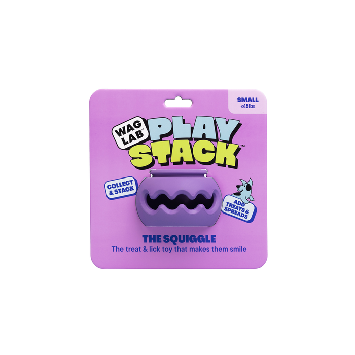 WAGLAB The Squiggle — Modular Treat Dispensing Dog Toy