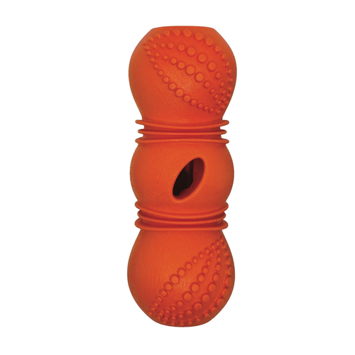 West Paw Flossr™ Dental Chew Toy & Treat Holder for Dogs – Large, Tangerine