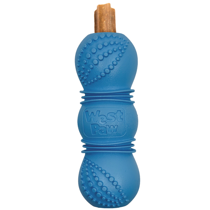 West Paw Flossr™ Dental Chew Toy & Treat Holder for Dogs – Large, Tangerine