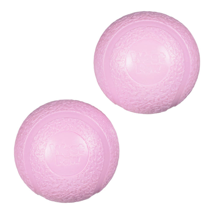 West Paw Puppy Boundr® Dog Toy Ball – Bubblegum & Aqua 2-Pack