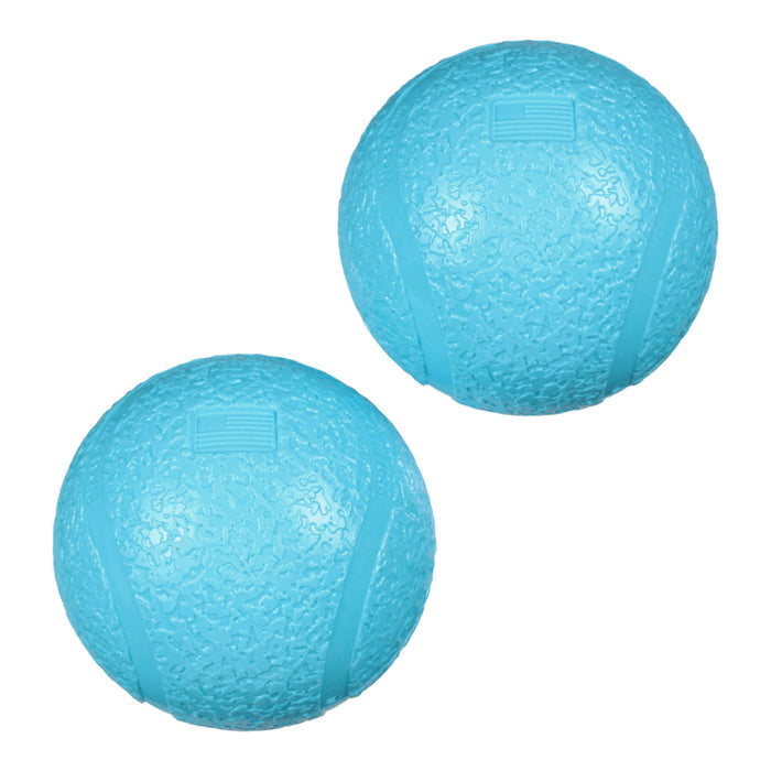 West Paw Puppy Boundr® Dog Toy Ball – Bubblegum & Aqua 2-Pack