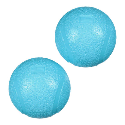 West Paw Puppy Boundr® Dog Toy Ball – Bubblegum & Aqua 2-Pack