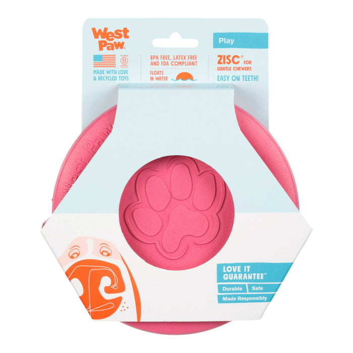West Paw - *2026 Spring* Zisc® Flying Disc Fetch Dog Toy - Dog.Dog.Cat.