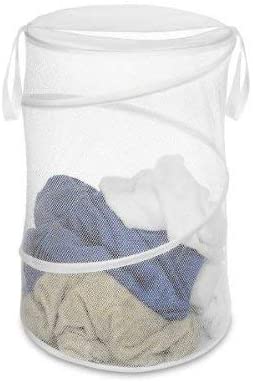 Whitmor 18" Collapsible Laundry Hamper White
