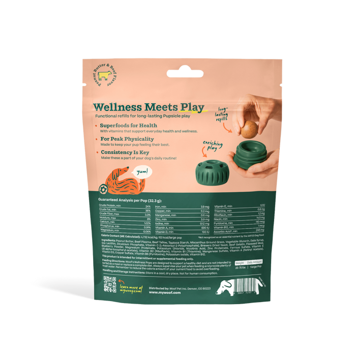 Woof - All-in-1 Wellness Pops - Dog.Dog.Cat.