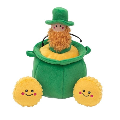 ZippyPaws - St. Patrick's Day Pot of Gold Burrow
